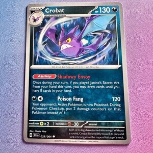 crobat - 029/064 (uncommon) — pokemon: shrouded fable